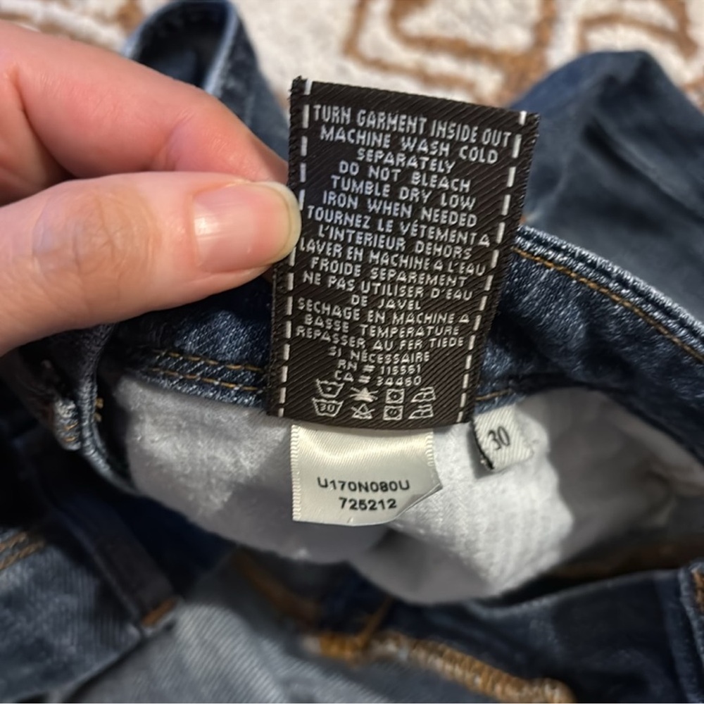 💙 7 For All Mankind 2010’s Low Rise Classic Blue Women's Jeans 30 - Picture 11 of 13